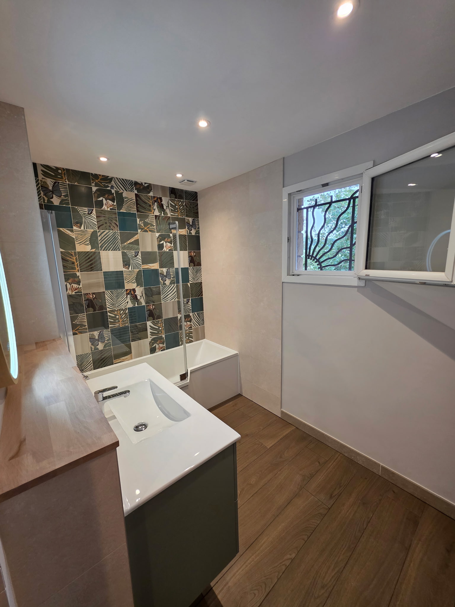 salle de bain rénovée